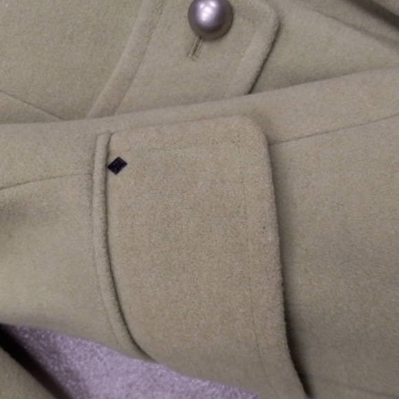 Black Rivet Sage Colored, Button Down, Pea Coat - Picture 15 of 15